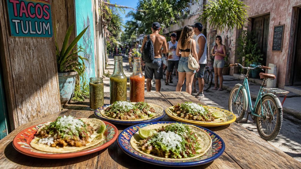 cheap tacos near oxxo tulum