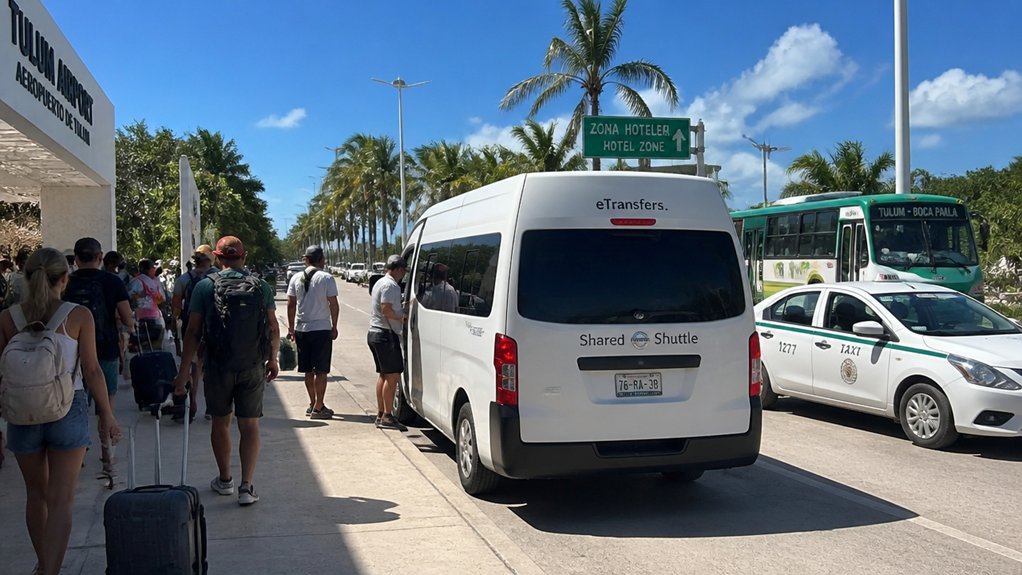 cheapest private shuttle from tulum airport