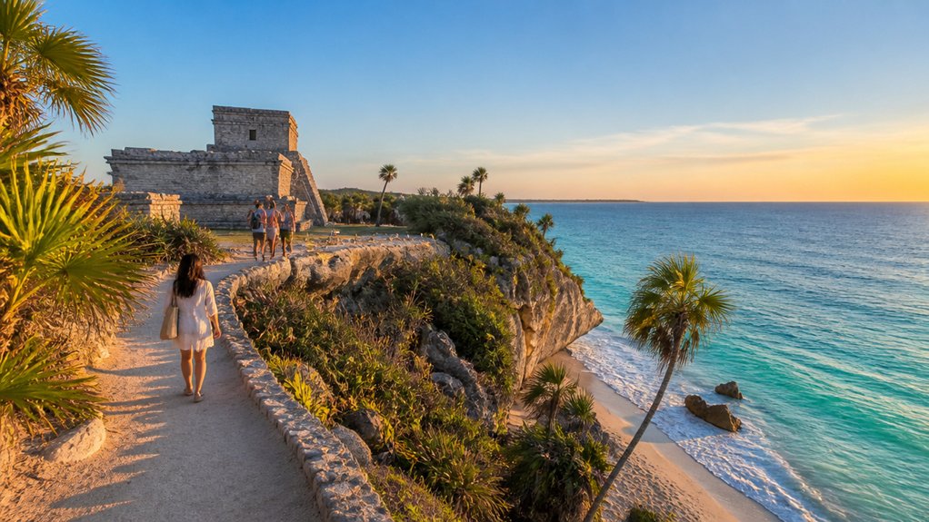 go to tulum ruins early