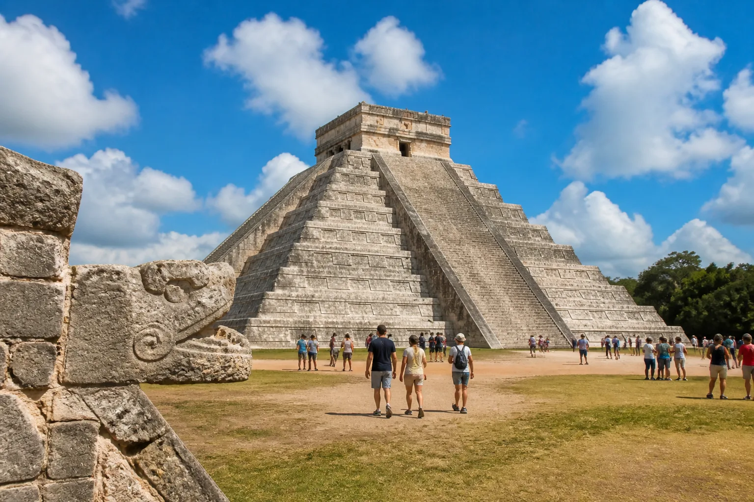 Chichén Itzá archaeological site in Yucatán